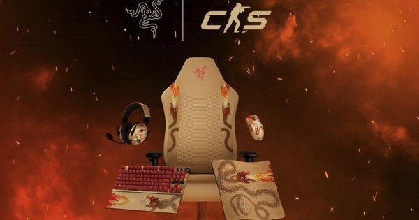 Razer "triệu hồi" Dragon Lore từ Counter-Strike 2 ra đời thực – khi skin huyền thoại hóa thân thành gaming gear trên bàn của bạn- Ảnh 1.