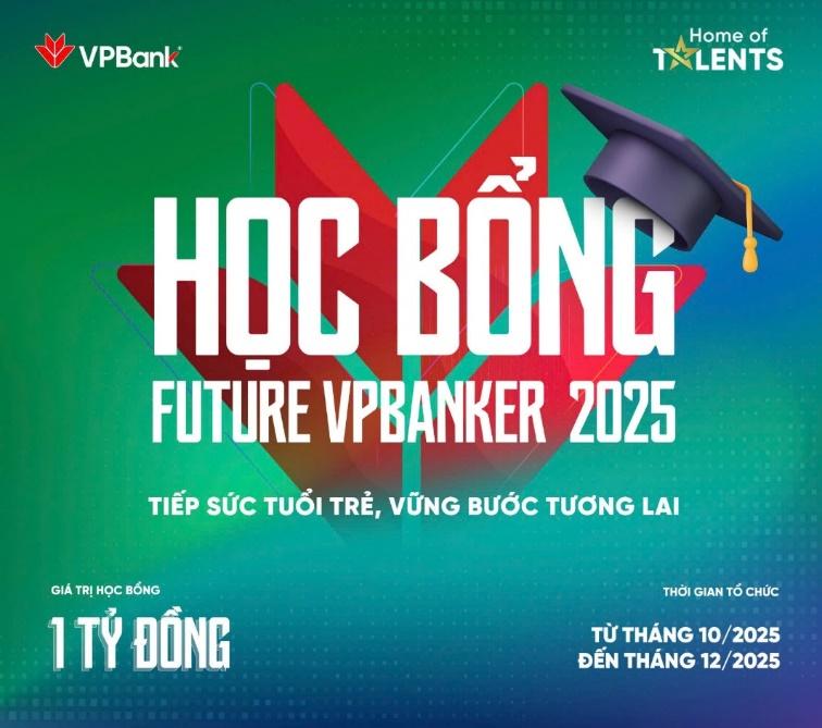 VPBank đồng hành cùng tài năng trẻ với Học bổng Future VPBanker trị giá 1 tỷ đồng - Ảnh 1.