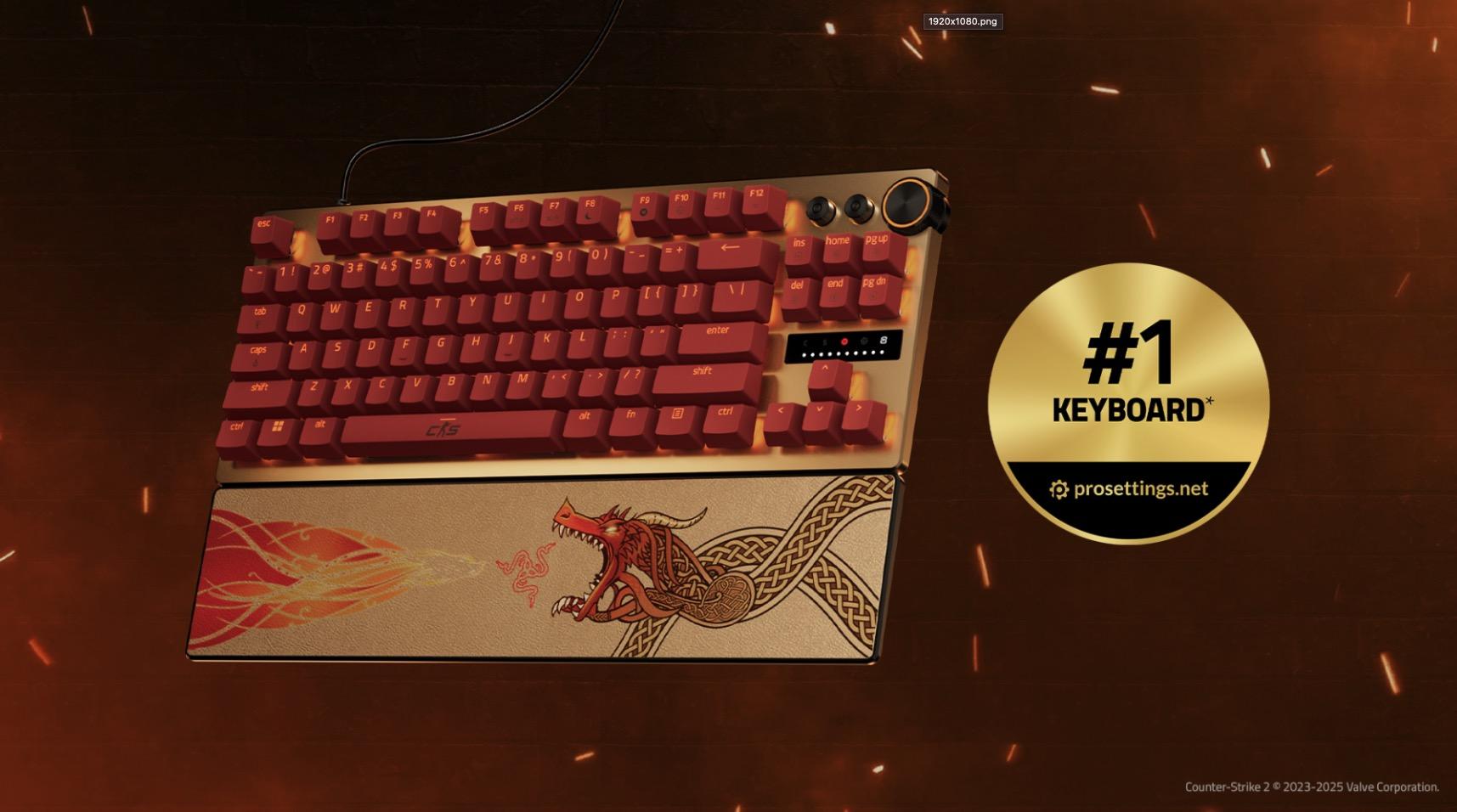 Razer "triệu hồi" Dragon Lore từ Counter-Strike 2 ra đời thực – khi skin huyền thoại hóa thân thành gaming gear trên bàn của bạn- Ảnh 3.